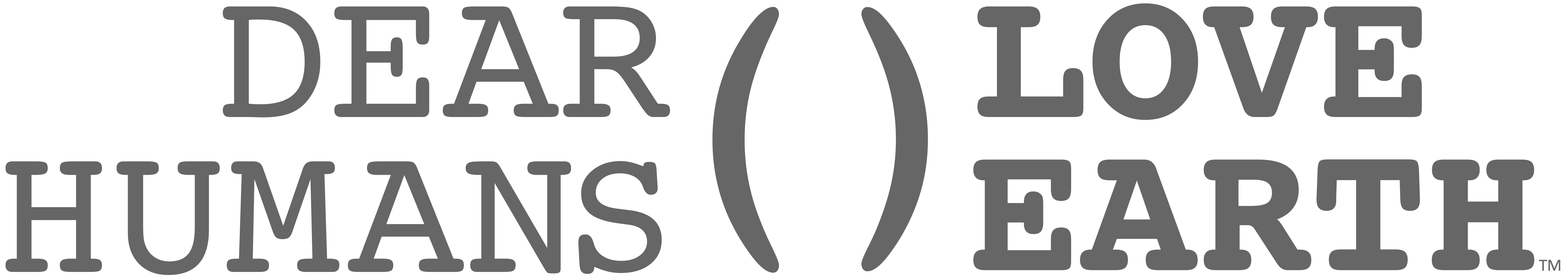Dear Humans Love Earth